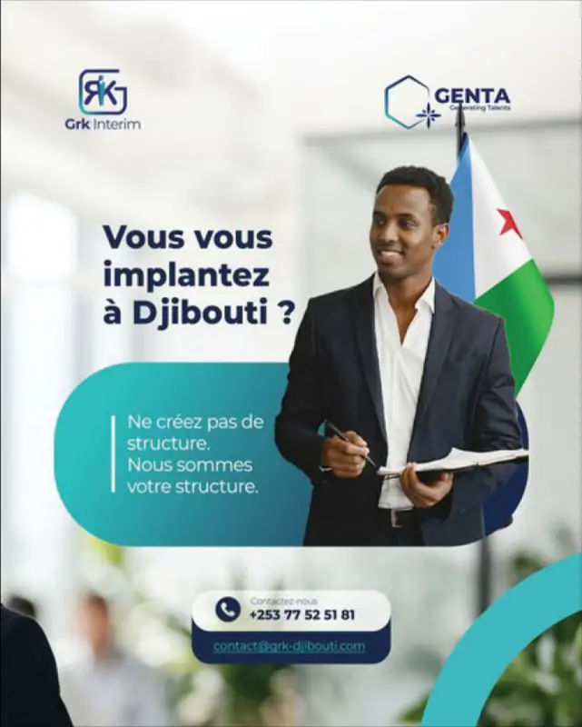 GRK Interim — Implantation à Djibouti