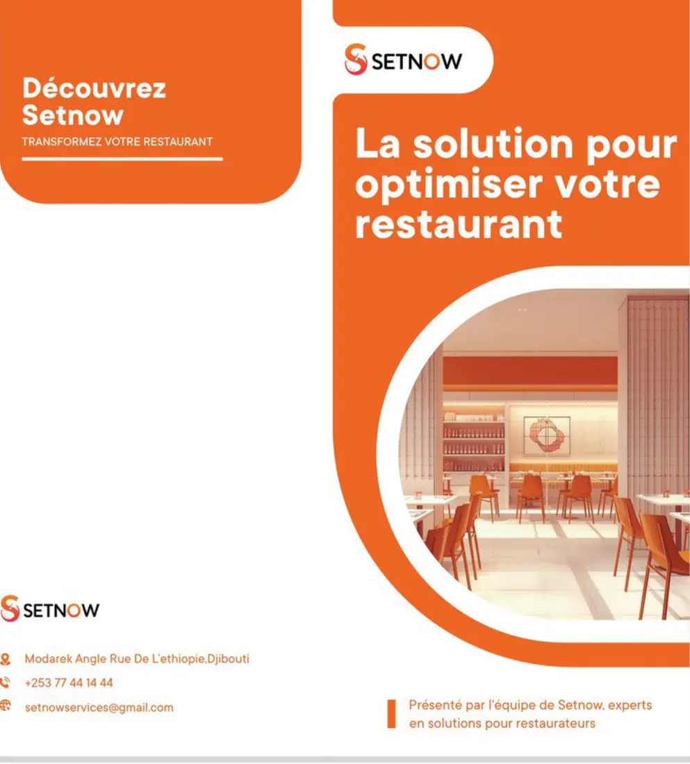 Setnow — Brochure commerciale · recto / verso